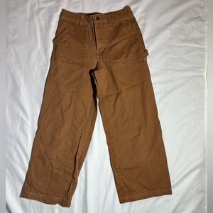 Wild Fable Brown Capris Casual Cotton Blend